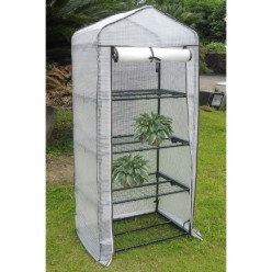 Invernadero Portatil Pvc 4 Niveles 157 cm,