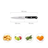 Cuchillo Grenoble Patatero Puntilla Hoja Acero Inoxidable 11 cm, Negro al por Mayor | Almacén de Ferretería