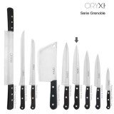 Cuchillo Grenoble Cocina Hoja Acero Inoxidable 17 cm, Negro al por Mayor | Almacén de Ferretería