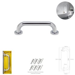 Agarre Ducha Maurer Cromo Brillo Ø 32 mm, Longitud 30 cm,