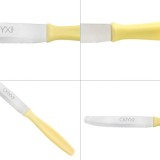 Cuchillo Mesa Etna Hoja Sierra Acero Inoxidable 10 cm, Amarillo (Blister 6 piezas) al por Mayor | Almacén de Ferretería