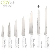Cuchillo Husky Panero 21 cm, Hoja Acero Inoxidable, Cuchillo Pan , Cuchillo Cortar Pan Mango Ergonomico Blanco al por Mayor | Al