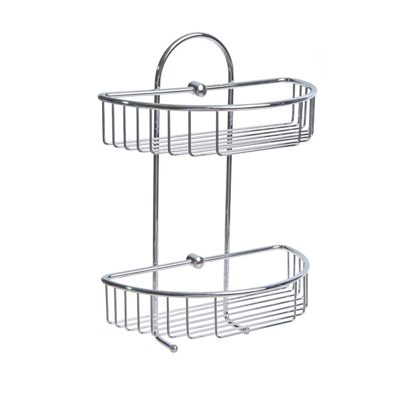 Cestillo Inoxidable Maurer Para Colgar 2 alturas 27x15x37 cm,