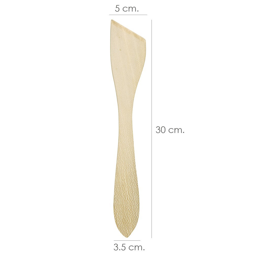 Espatula Sarten Cocina Madera Oryx 30 cm, al por Mayor | Almacén de Ferretería