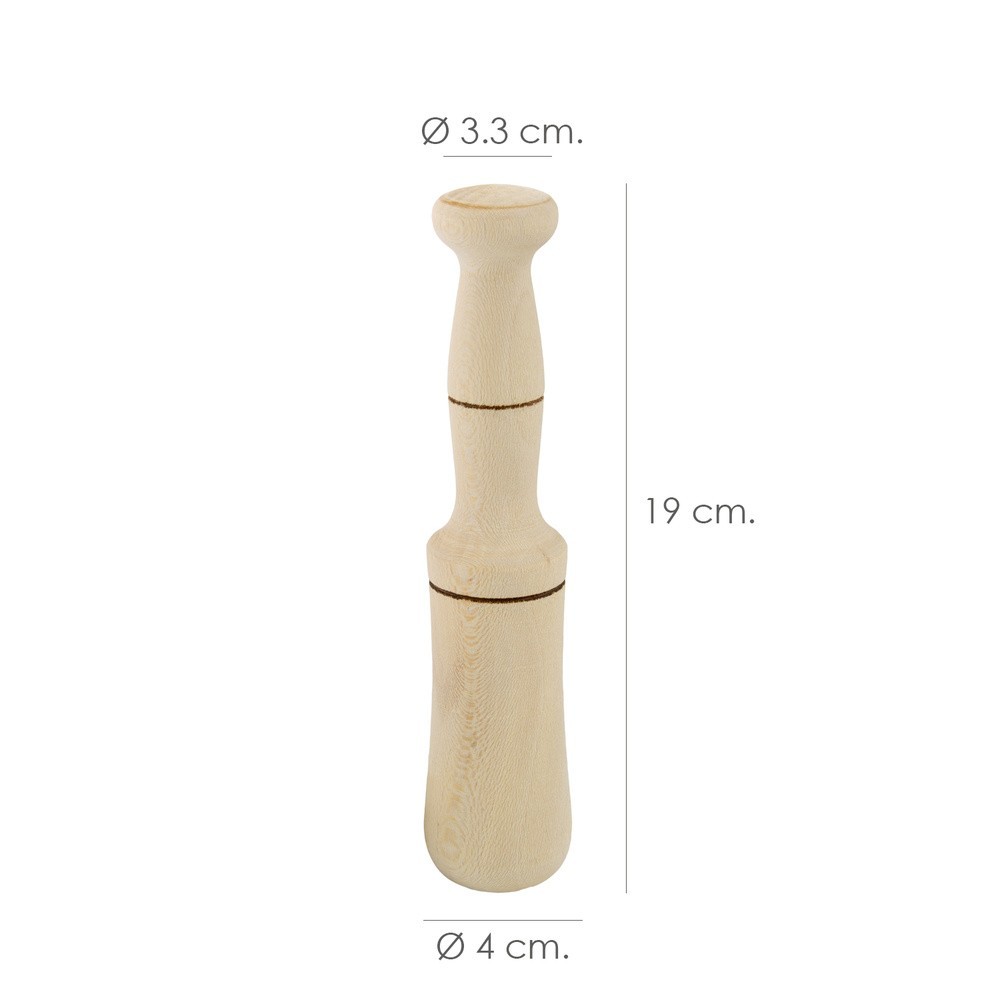 Mano Mortero Madera Oryx 19 cm, al por Mayor | Almacén de Ferretería
