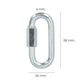 Enganche Rapido Cadena   6,0 mm, al por Mayor | Almacén de Ferretería