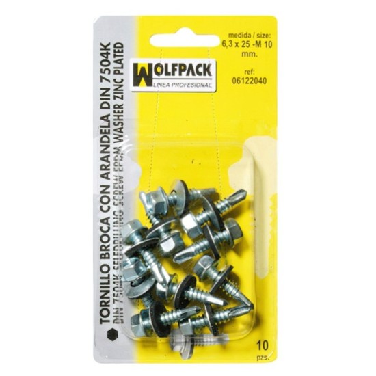 Tornillo Broca 5,5x25-8 mm, (10 Piezas) al por Mayor | Almacén de Ferretería
