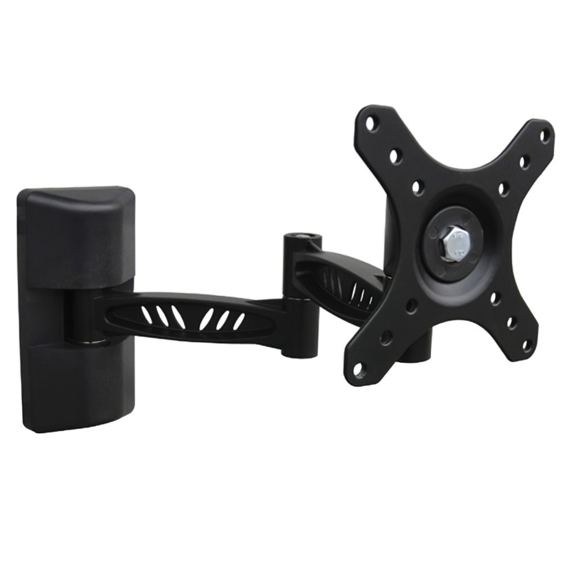 Soporte Tv Metalizado Articulado Negro 12 a 30 " Maximo 30 Kg,