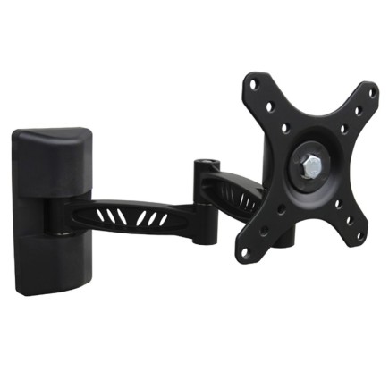 Soporte Tv Metalizado Articulado Negro 12 a 30 " Maximo 30 Kg,