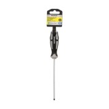 Destornillador Plano Vaciado Acero S2 Mango TPR Bimaterial, Medida 0,8 x Ø 4,0 x 125 mm,  DIN5265 al por Mayor | Almacén de Ferr