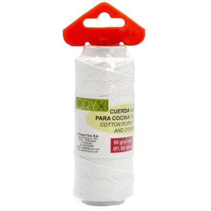 Cuerda Algodón Carnicero 50 gr, Rollo Ø1,50 mm,