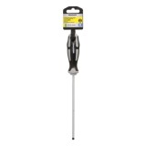 Destornillador Plano Vaciado Acero S2 Mango TPR Bimaterial, Medida 1,0 x Ø 5,0 x 150 mm,  DIN5265 al por Mayor | Almacén de Ferr