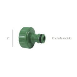 Adaptador Manguera Plastico 1" Hembra        Granel