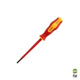 Destornillador Plano Aislado Certificado VDE 1,000 V, Medida 0,6x Ø 3,0 x 100 mm, Destornillador Seguridad Electricista al por M