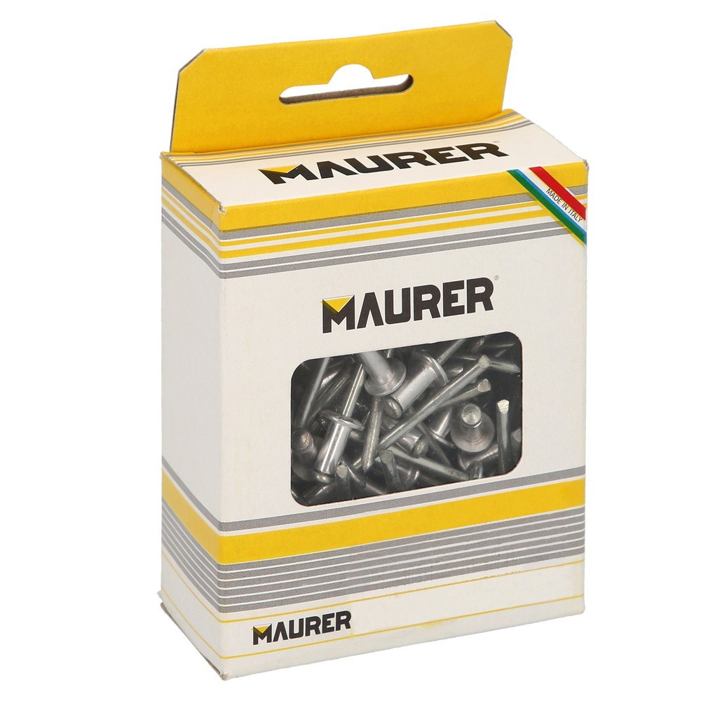 Remaches Maurer 3,40x12 mm, (75 Piezas) al por Mayor | Almacén de Ferretería