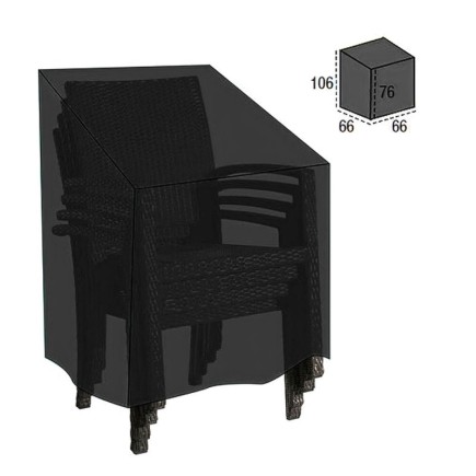Funda Cubre Sillas Apilable 66x66x76x106 cm,