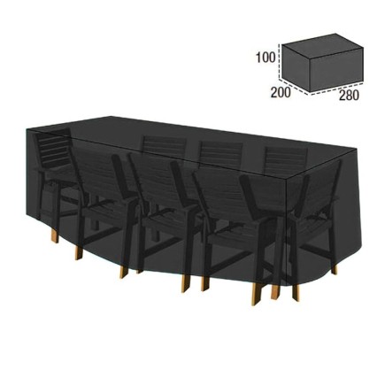 Funda Cubre Mesa / Conjunto 100x200x280 cm,
