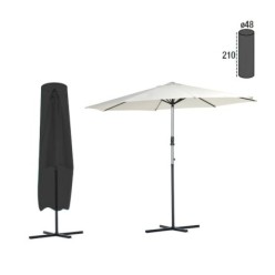 Funda Cubre Sombrilla Diámetro 48x210 cm,