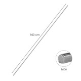 Varilla Roscada Zincada Rosca M06 Longitud 1 Metro al por Mayor | Almacén de Ferretería