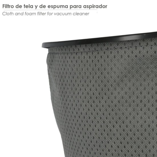 Filtro Para Aspirador Inoxidable (Codigo 07010450) al por Mayor | Almacén de Ferretería