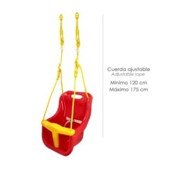 Columpio Jardin Asiento Bebe 38x25x52 cm,