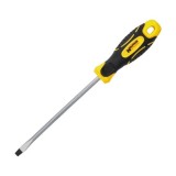 Destornillador Mango Bimaterial Boca Estampada 5x125 mm, Destornillador Plano, Cromo Vanadio, al por Mayor | Almacén de Ferreter