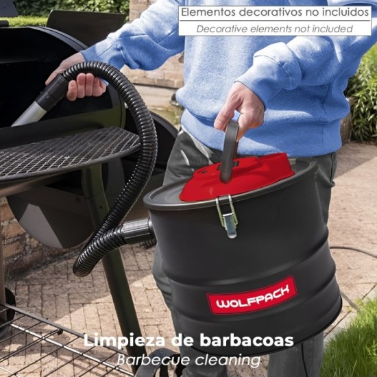 Aspirador Cenizas Wolfpack 1200 Watt, 15 Litros al por Mayor | Almacén de Ferretería