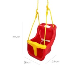 Columpio Jardin Asiento Bebe 38x25x52 cm,