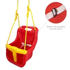 Columpio Jardin Asiento Bebe 38x25x52 cm,