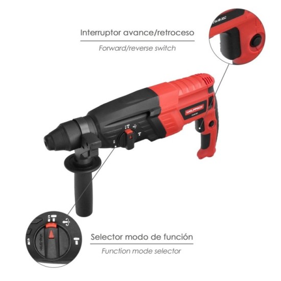 Martillo Perforador SDS PLUS 900 Watt, Con Accesorios y Maletin al por Mayor | Almacén de Ferretería
