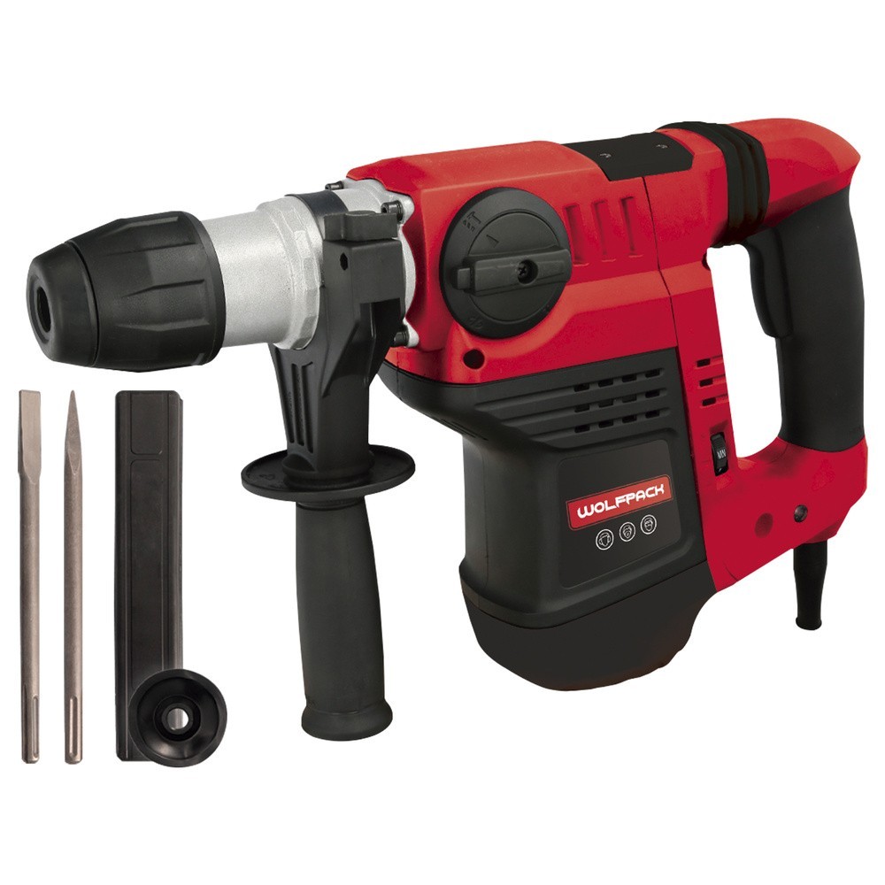 Martillo Demoledor Perforador SDS MAX 1,500 Watt, Con Accesorios y Maletin, 4,000 IPM 6 Julios, al por Mayor | Almacén de Ferret