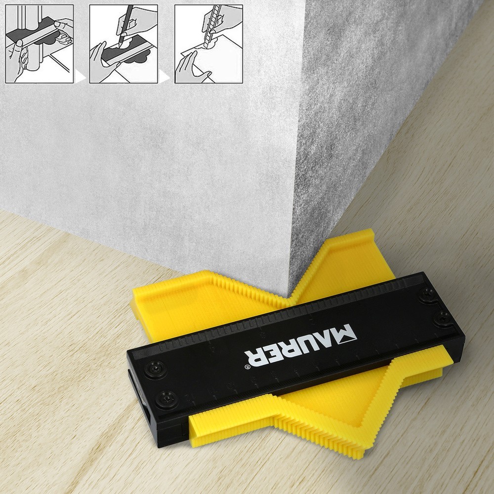 Medidor De Contornos 100x125 mm, Con Bloqueo, Medidor De Perfiles, Medidor Formas, Duplicador Perfiles, Preciso,Dureza Ajustable