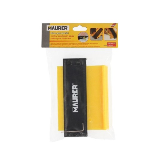 Medidor De Contornos 100x125 mm, Con Bloqueo, Medidor De Perfiles, Medidor Formas, Duplicador Perfiles, Preciso,Dureza Ajustable
