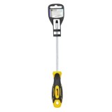 Destornillador Mango Bimaterial Boca Estampada 6x150 mm, Destornillador Plano, Cromo Vanadio, al por Mayor | Almacén de Ferreter