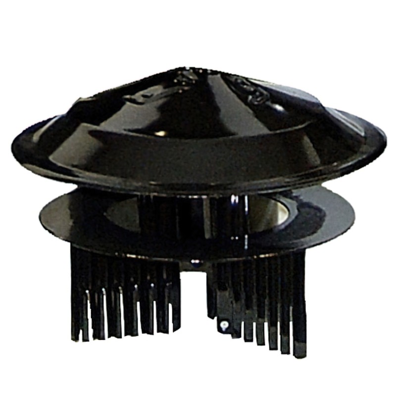 Sombrero Color Negro Universal Para Estufa de Ø 80 a Ø 150 mm,
