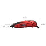 Multiherramienta 135 Watt, Con 210 Accesorios y Maletin, Herramienta Multifunción, Mini Taladro, Herramienta Rotativa, Amoladora