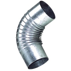 Codo Estufa Galvanizado de 100 mm, 90°,