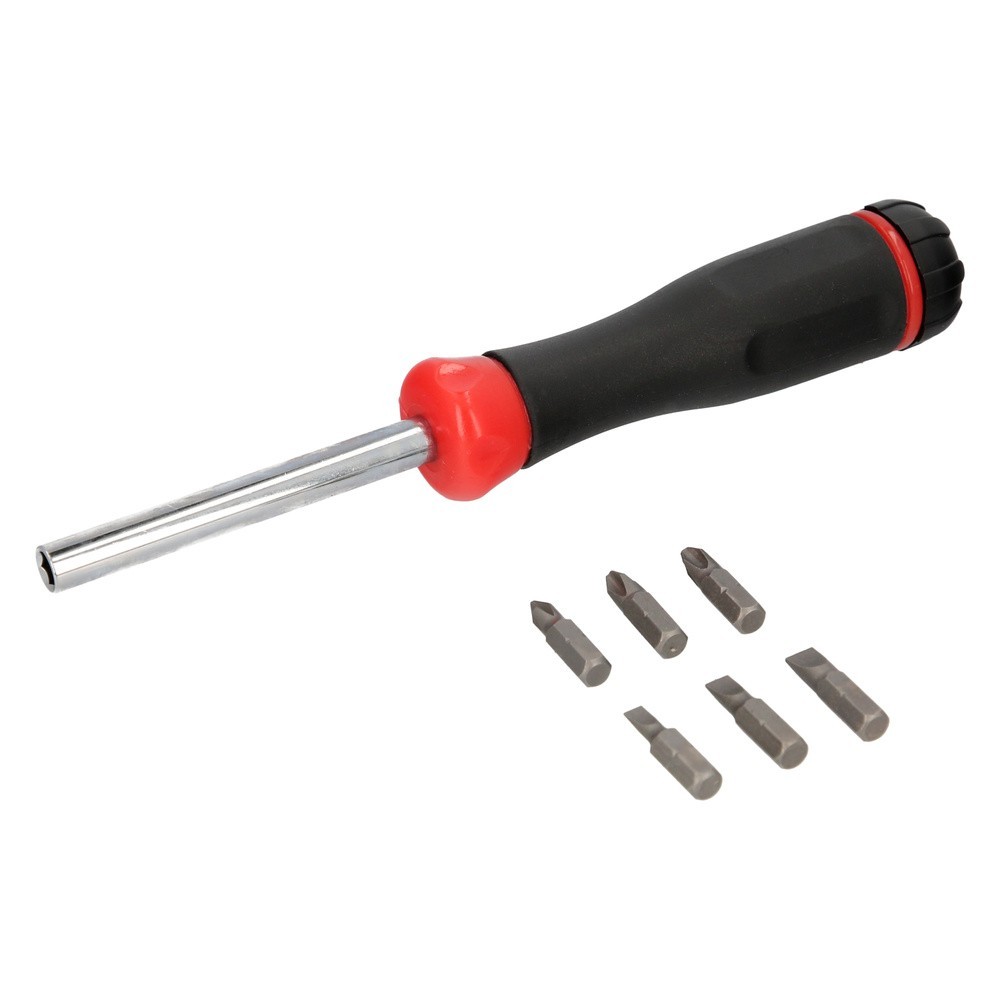 Juego De Puntas con Destornillador  1/4" 7 Piezas, Acero Cromo Vanadio, Kit Destorpuntas, Puntas Destornillador, al por Mayor | 
