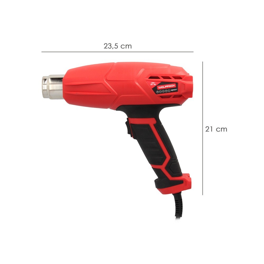 Pistola Aire Caliente 2000 Watt, 2 Potencias Con  Accesorios, Decapador, Pistola Decapar Aire Caliente al por Mayor | Almacén de