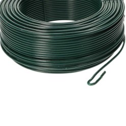 Alambre plastificado Verde Rollo 25 Kg, / Nº17