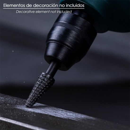 Fresa Rotativa Para Metal Conica Ø 6 a 15 mm, Para Taladro / Fresadora al por Mayor | Almacén de Ferretería