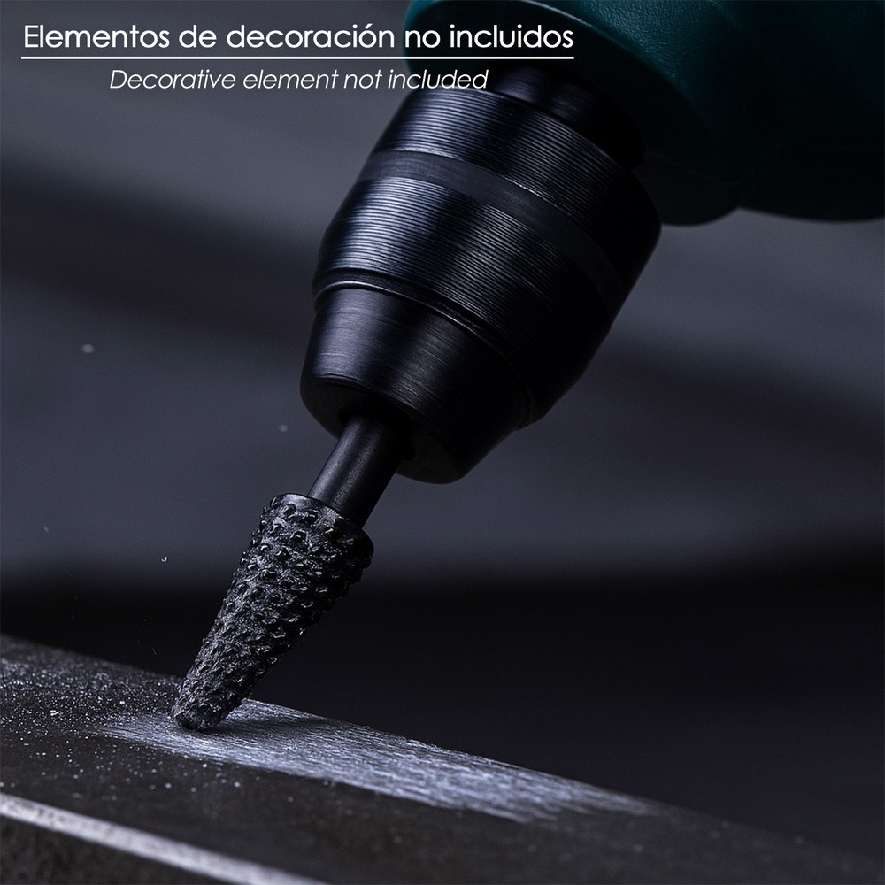 Fresa Rotativa Para Metal Conica Ø 6 a 15 mm, Para Taladro / Fresadora al por Mayor | Almacén de Ferretería