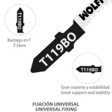 Hojas Sierra Calar Para Madera Corte Fino 5 Piezas, Hoja Cromo Vanadio 58, Vastago T Universal al por Mayor | Almacén de Ferrete