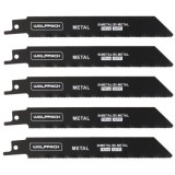 Hoja Sierra Sable Para Metales 152 mm, 18 Tpi, 5 Piezas, Sierra Hierro Aluminio, Cobre, Plastico al por Mayor | Almacén de Ferre