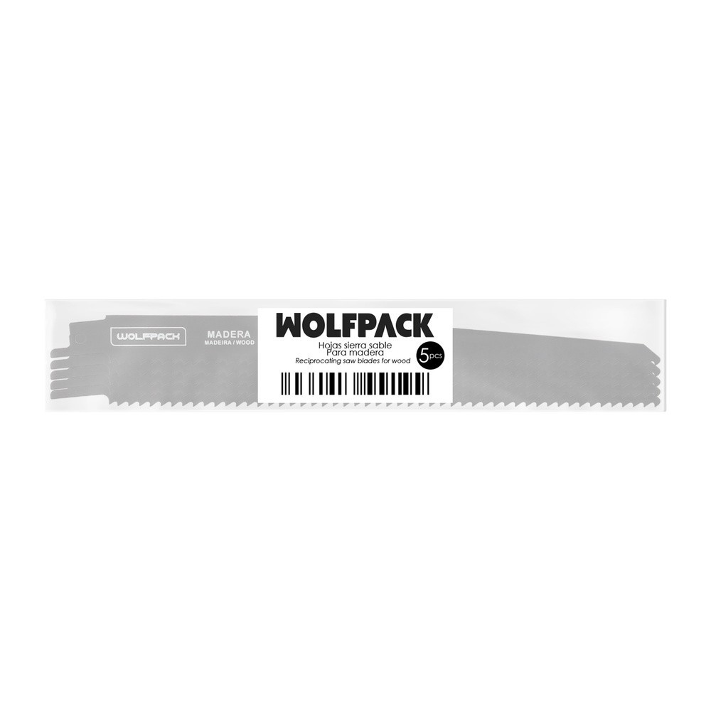 Hoja Para Sierra Sable Madera 228 mm, 6 TPI, 5 piezas, Especial para madera, al por Mayor | Almacén de Ferretería