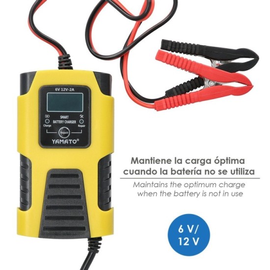Carga Baterias Con Mantenedor 6V /12 V, Para Baterias de 4 a 40 Ah, al por Mayor | Almacén de Ferretería