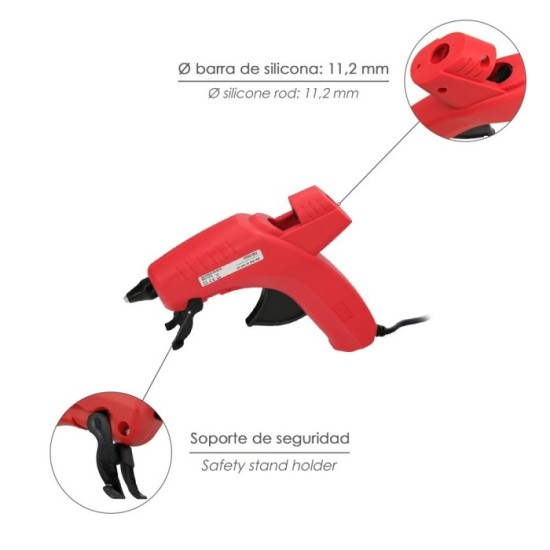 Pistola Termocolante Wolfpack-IDE  80 w, / 11,5 mm Profesional al por Mayor | Almacén de Ferretería