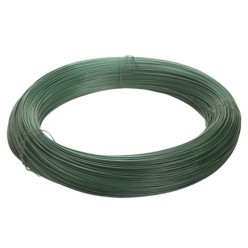 Alambre plastificado Verde Rollo 25 Kg, / Nº17