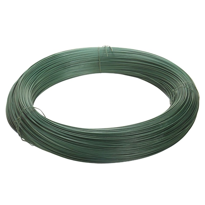 Alambre plastificado Verde Rollo 25 Kg, / Nº17