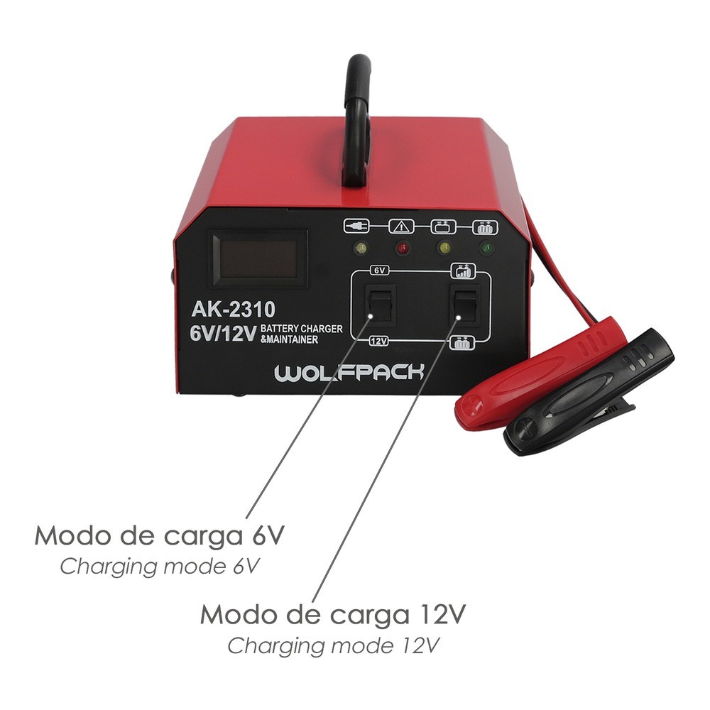 Carga Baterias Con Mantenedor De Carga 6/12v 10-150 Ah Automatico al por Mayor | Almacén de Ferretería